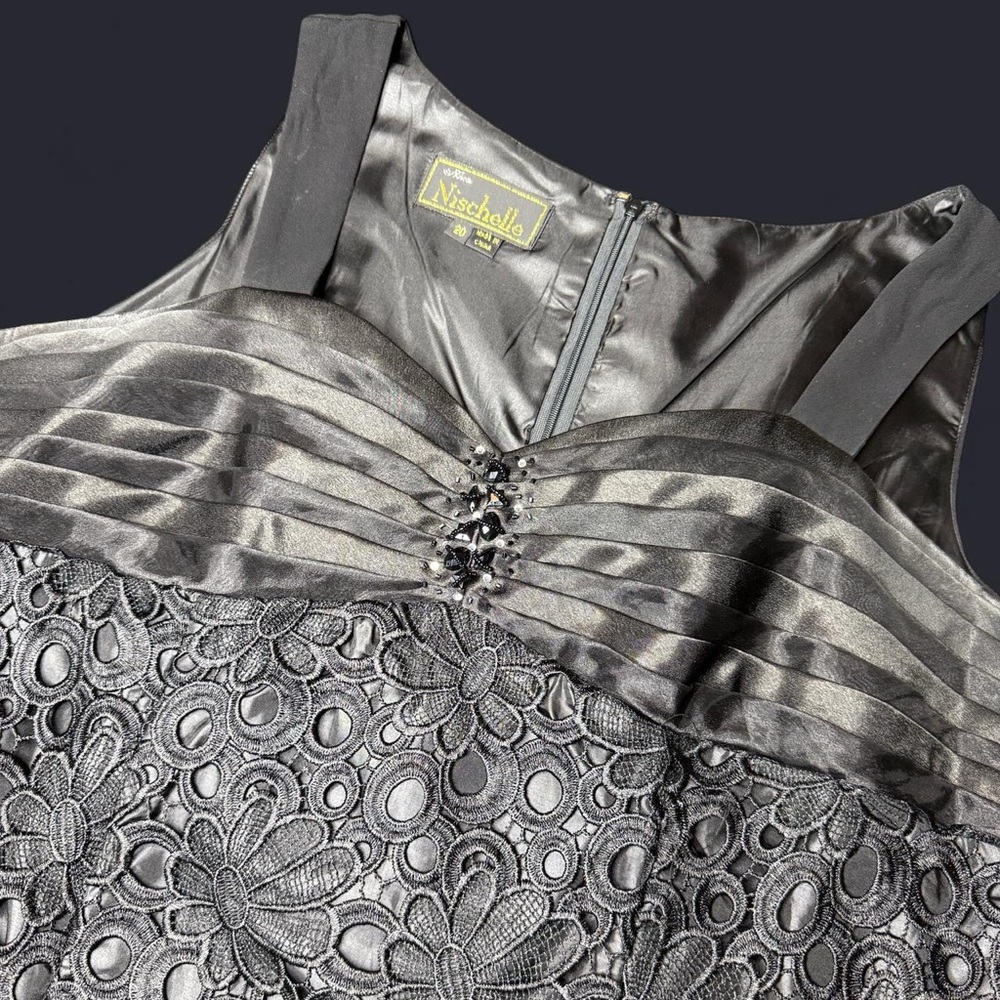 Black and Silver Elegant Dress